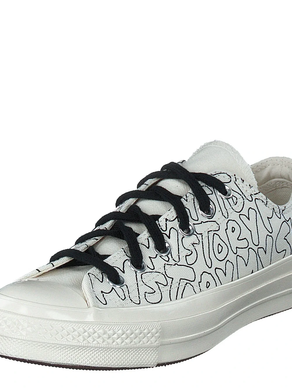Converse My Story Cream Graphic Low-Top Sneakers with Black Laces